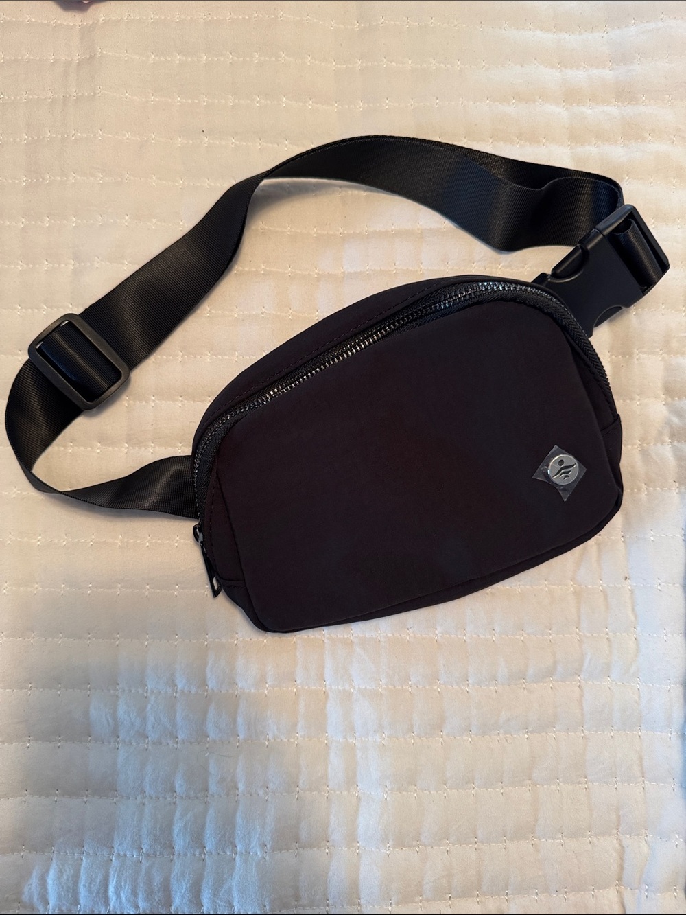 Halara Black Waist Bag Slim Crossbody Pouch
